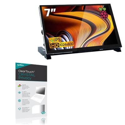 BoxWave Screen Protector Compatible with Hosyond IPS LCD Touch Screen Display (7 in) - ClearTouch Crystal Privacy (2-Pack), Privacy Screen Protector Flexible Film Clear