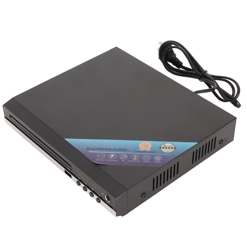 Mini DVD Player with HD Multimedia Interface, USB Input, and AV Output for TV, Portable and Convenient, Supports Multiple Formats and Memory Function