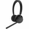 Lenovo Wireless VoIP Headset Teams Certified, Noise-Canceling Mic, Bluetooth 5.3 Multipoint, USB-A Receiver, 31-Hour Talk & 60-Hour Playback, Lightweight Over-Ear Design, Replaceable Earcups view 4