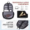 Travel Laptop Backpack for Women 15.6 Inch Computer Backpacks with USB Charging Hole Anti Theft Carry on Bag College Bookbag Large Black Back Pack for Work Business Traveling Commuter Daypack-Black view 3