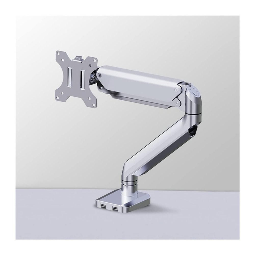 Arm Monitor Display Stand, Air Spring Monitor Mounting Bracket, Fully Adjustable Desk Mount for 13-32 Inch Monitor, Support Desk Clip and