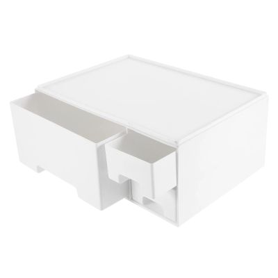 AVXANKTG Computer heightened Shelf Laptop Monitor Stand Drawer heightened Shelf Plastic ABS Riser Accessories Storage Rack