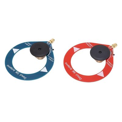 willowwil 2x Donut AM MW SW Antenna Anti Interference Loop Antenna Fit for Shortwave Radio