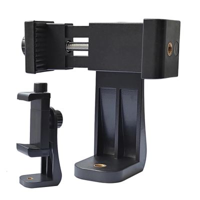 CUFTOBJM Tripod Mount 360 Degree Compatible 1/4 Screw Phone Holder Desktop