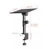 GLigeT Monitor Speaker Stands Enlarged Metal Desk Clamp Bracket Speaker Bracket Desktop Fixed Audio Lift Bracket HiFi Surround Monitor Speakers Studio Monitor Stand view 2
