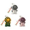 Qsvbeeqj Astronaut Fan Ventilador Handheld Wireless Leaf Less with Lanyard Keychain Portable Fan view 2