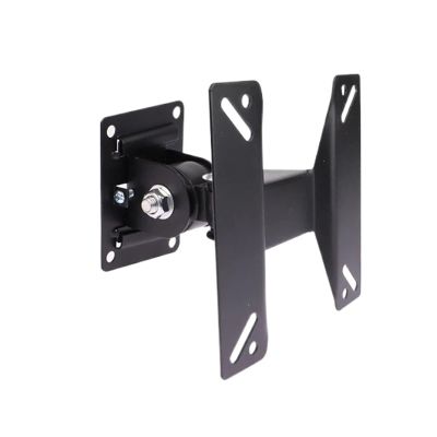 AVXANKTG 1 Set 14-24 Inch TV Stand LCD LED Monitor Wall Mount Bracket Fixed Flat Screen TV Frame Support 180 Degree Tilt Angle with Screws
