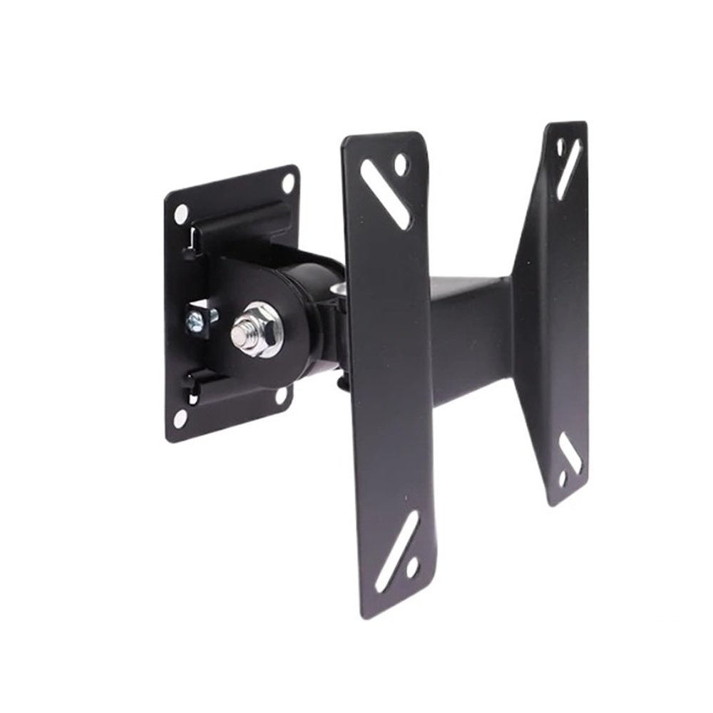 AVXANKTG 1 Set 14-24 Inch TV Stand LCD LED Monitor Wall Mount Bracket Fixed Flat Screen TV Frame Support 180 Degree Tilt Angle with Screws