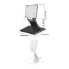 WPTGODGB Monitor Stand 75mm Desktop Foldable Computer Stand Adjustable Stand(Black) view 2