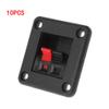 Black Red 2 Position 2 Terminals Spring Clip Square Speaker Board Metal + 43mm Board Length view 2
