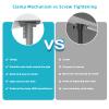 ThreeIslandsArt Starlink Gen 3 Roof Mount,Starlink Pole Mount Starlink Mounting Kit,Compatible with Starlink Standard Dish,V3 Mount Plate Roof Mount V3 Kickstand Dish, Dark Grey, RM001 view 3