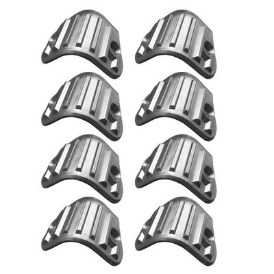 8Pcs Black Guitar Speaker Cabinet Corner Protector Recplacement Amplifier Rounded Guard Wrap