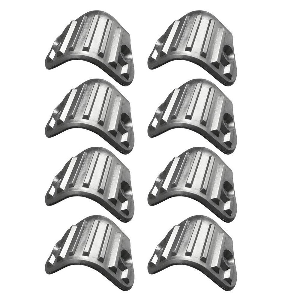 8Pcs Black Guitar Speaker Cabinet Corner Protector Recplacement Amplifier Rounded Guard Wrap