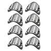 8Pcs Black Guitar Speaker Cabinet Corner Protector Recplacement Amplifier Rounded Guard Wrap view 1