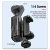 XBERSTAR Expansion Adapter for DJI Osmo Pocket 3 Protective Case Bracket Mount forDJI Osmo Pocket 3 Cell Phone Expansion Accessories with 1/4" Thread Hole (Black) view 3