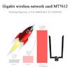 WEIWO 1200M Gigabit Network Card 2.4 5.8GHz 3.0 Receiver Band Desktop Band Adapter view 3