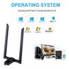 WEIWO 1200M Gigabit Network Card 2.4 5.8GHz 3.0 Receiver Band Desktop Band Adapter view 4