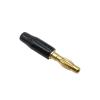 20Pcs Gold-Plated Fever Audio Speaker Speaker Cable 4mm Banana Plug Banana Head Pure Copper Banana Plug Free of Welding Head(Red) view 4