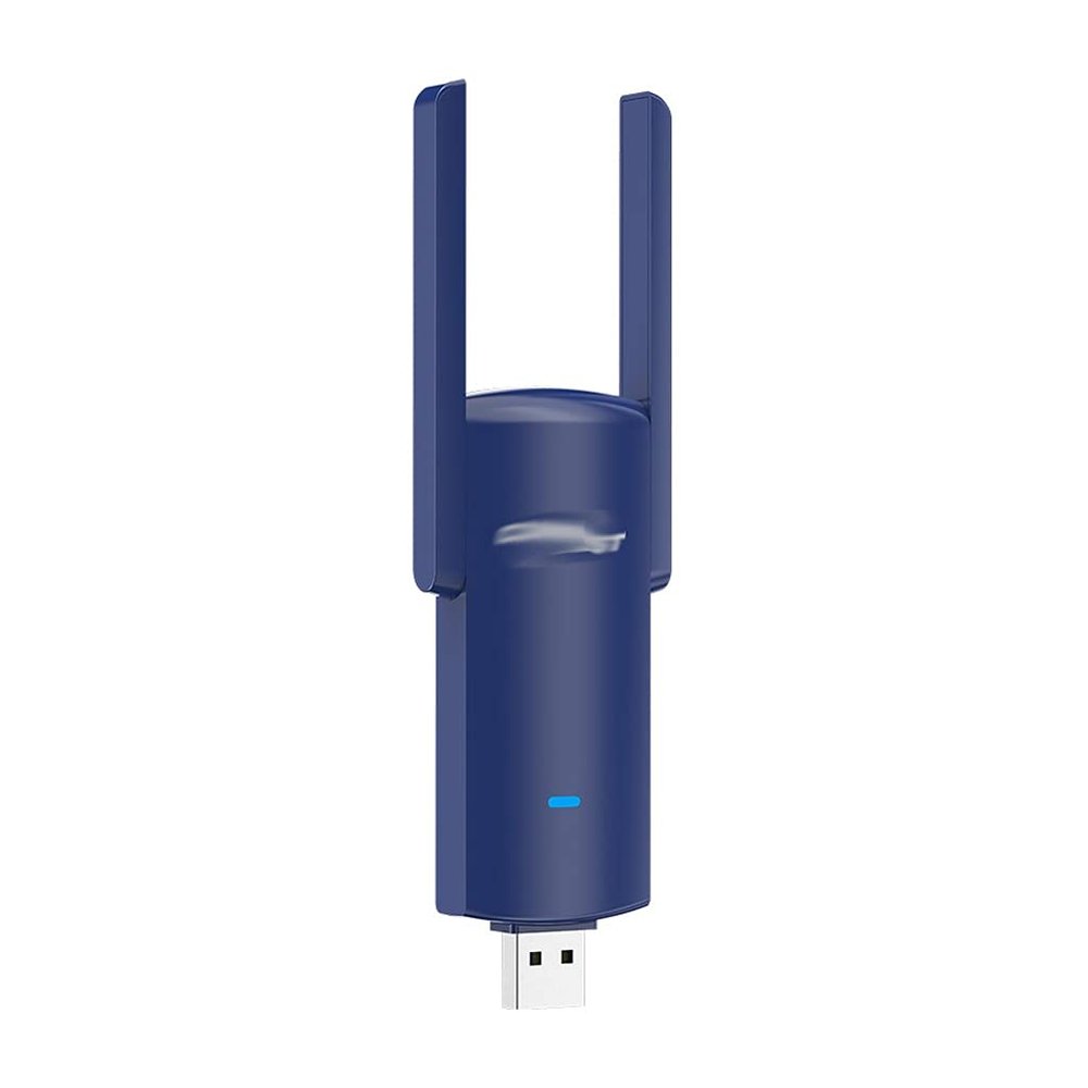 WEIWO Adapter 1300Mbps 5Ghz Compatible 4.2 Ethernet 2 * 3dbi Antenna PC for Computer BT4.2 Music Receiver Card