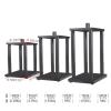 GLigeT Monitor Speaker Stands Wooden Steel Column Bookshelf Audio Bracket Surround Speaker Stand Card Bag KTV Professional Box Floor Stand Studio Monitor Stand(40CM) view 2