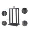 GLigeT Monitor Speaker Stands Wooden Steel Column Bookshelf Audio Bracket Surround Speaker Stand Card Bag KTV Professional Box Floor Stand Studio Monitor Stand(40CM) view 3