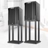 GLigeT Monitor Speaker Stands Wooden Steel Column Bookshelf Audio Bracket Surround Speaker Stand Card Bag KTV Professional Box Floor Stand Studio Monitor Stand(40CM) view 4