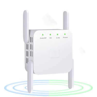 WEIWO 5 Ghz Repeater Extender 1200Mbps Amplifier 802.11N Long Range Wi fi Signal Booster 2.4G Repiter(5G)