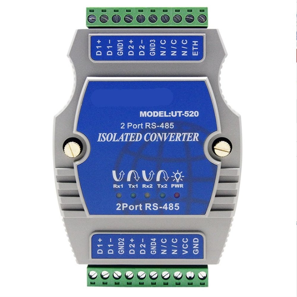 Morricho UT-520 Industrial Grade 485 Signal Amplifier/Repeater RS485 Dual Path Optical Isolation