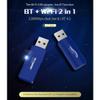 WEIWO Compatible 4.2 Dongle 1300Mbps for PC Desktop Laptop 5GHz +2.4G Network Adapter Card view 3