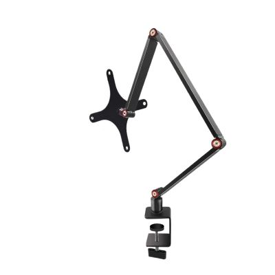 AVXANKTG Portable Monitor Stand Foldable 3 Metal Arm Bracket VESA Mount Fits 13 14 15.6 17.3 Inch(3 arm vesa)