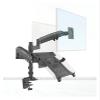 CUFTOBJM Desktop H180 + FP-2 Gas Spring Double arm for 22"-32" Monitor Stand + 10"-17" Laptop Stand Gas Pressure mounting Bracket Load 2-12kg view 3