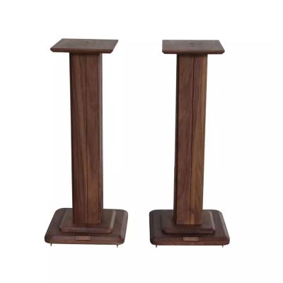 GLigeT Monitor Speaker Stands Solid Wood Speaker Stand Bookshelf Audio Rack Floor Theater Audio Bracket Speaker Stand Surround Frame Studio Monitor Stand(60CM)