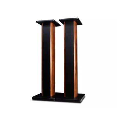 GLigeT Monitor Speaker Stands Audio Bracket Wooden Bookshelf Speaker Stand Card Package Surround Speaker Bracket Floor Stand can be Filled with Sand Studio Monitor Stand(A,60CM)