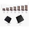GLigeT Monitor Speaker Stands Audio Bracket Wooden Bookshelf Speaker Stand Card Package Surround Speaker Bracket Floor Stand can be Filled with Sand Studio Monitor Stand(A,60CM) view 2