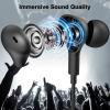 2-Pack USB C Headphones Black for iPhone 15 Pro Max,Samsung Galaxy,Googl Pixel,OnePlus,Huawei P70 60 50 40 30 Pro view 3