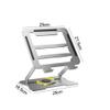ZHCHAO Metal Carbon Steel Monitor Heightened Storage Rack Desktop Computer Base Desk Storage Rack view 4