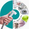 MUOBSBJRX Bathroom Sink TapsFaucet Bright Chrome Handheld Toiletsprayer Set Self Cleaning Handfaucet Bathroom Hand Sprayer Shower Head view 4