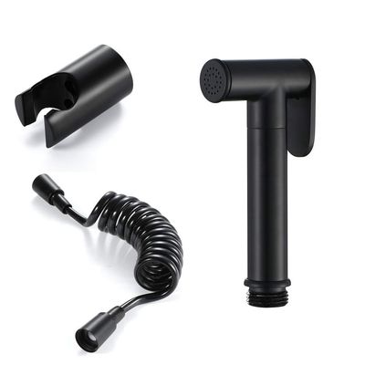 MUOBSBJRX XSprayer Cylindrical Hand Shower Tap Single Cold Water Toilet Sprayer with with Spring Hose