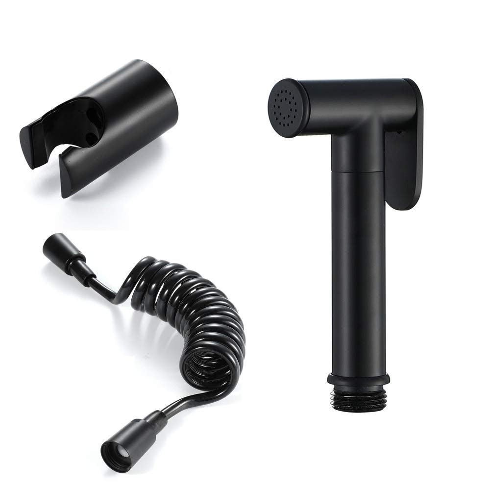 MUOBSBJRX XSprayer Cylindrical Hand Shower Tap Single Cold Water Toilet Sprayer with with Spring Hose