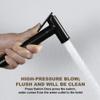 MUOBSBJRX XSprayer Cylindrical Hand Shower Tap Single Cold Water Toilet Sprayer with with Spring Hose view 2