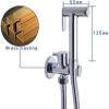 MUOBSBJRX Kitchen TapsFaucets Solid Brass Single Cold Water Corner ValveFunction Cylindrical Hand Shower Tap Crane 90 Degree Switch view 2