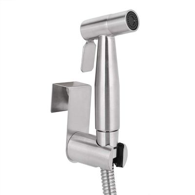 MUOBSBJRX HandheldSprayer kitSprayer, Stainless Steel HandheldSprayer Valve Hose Cleaning Kit Bathroom Accessories with Tee Valve Mounting Holder Screw Accessories Kit Valve