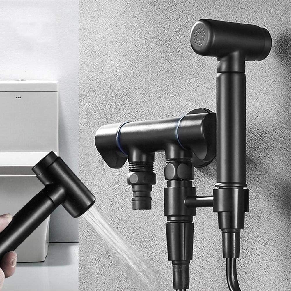 MUOBSBJRX Sprayer Kit ToiletSprayer Shower Set Dual-use Dual-Outlet Washing Machine Faucet Black Sprayer Toilet Sprayer Kit with Hose Holder