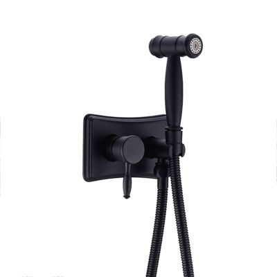 DAHSLNWKN 2 Function Hand Held ToiletSprayer, Brass Concealed ShowerTaps Spray Toilet Cleaning Faucet Portable Bathroom Cloth Diaper Washer