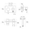 DAHSLNWKN 2 Function Hand Held ToiletSprayer, Brass Concealed ShowerTaps Spray Toilet Cleaning Faucet Portable Bathroom Cloth Diaper Washer view 3
