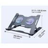 ZHCHAO Aluminum Alloy Folding Laptop Stand Tablet Fixed Office Artifact Universal Lift Telescopic(D) view 2