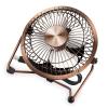 Psdndeww 4/6inch USB Desk Fan Portable Table Cooling Fan Adjustable 360 Degree Rotatable Metal Quiet Electric Fan for Home view 4