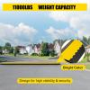 Cable Protector Ramp Rubber 2-Channel Cable Ramp with Rotating Top Cover, Outdoor Driveway, Garage, Garden Hidden Hose Protection Cover view 3
