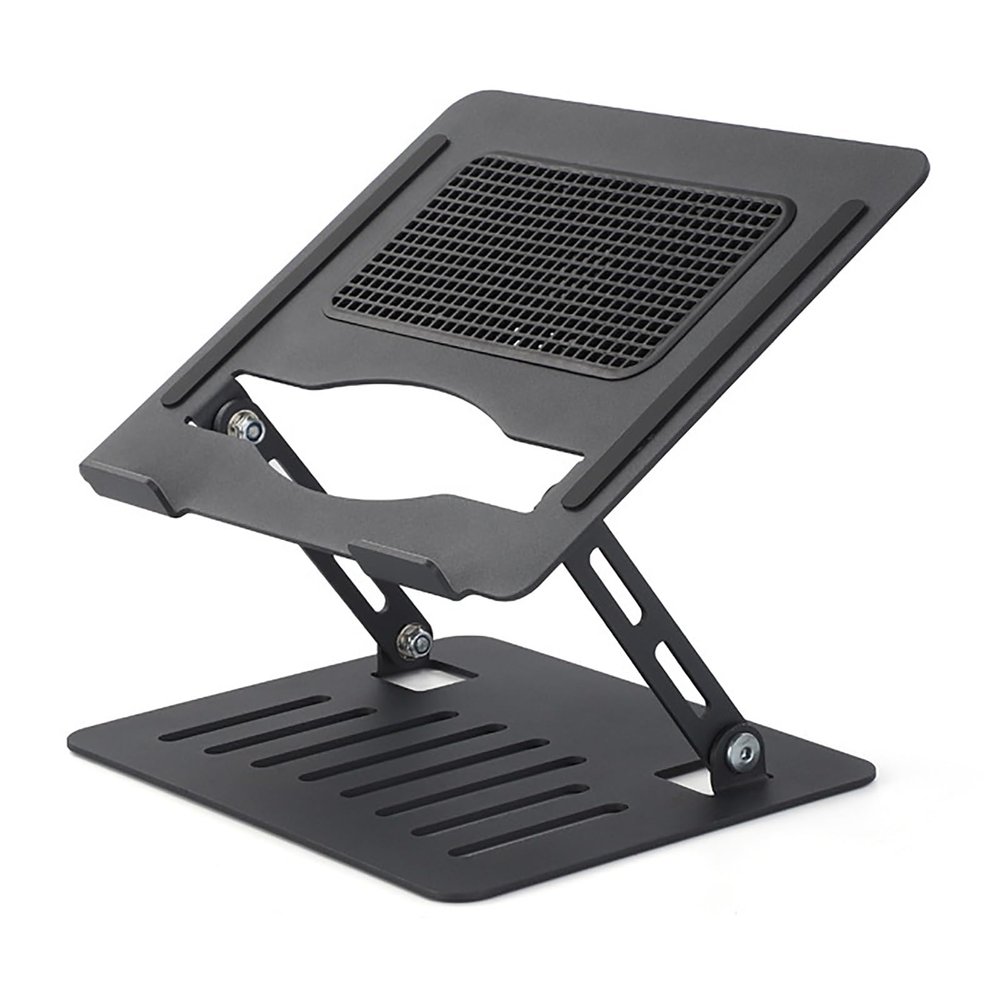 ZXDRYBHD Laptop Stand for Desk, Laptop Riser for Desk with 360 Rotating Base, Multi-Angle Adjustable, Foldable Computer Stand(Black)