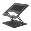 ZXDRYBHD Laptop Stand for Desk, Laptop Riser for Desk with 360 Rotating Base, Multi-Angle Adjustable, Foldable Computer Stand(Black) view 1